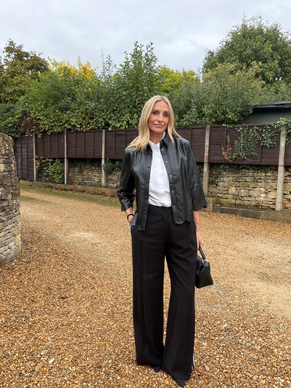Lace Side Stripe Trousers