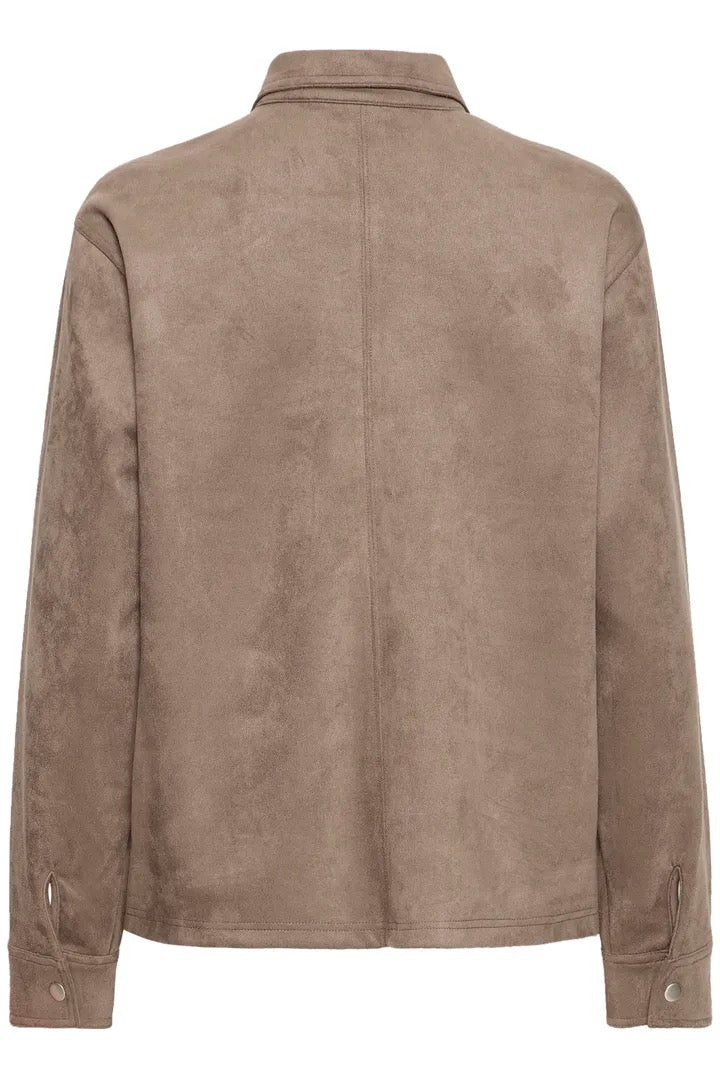 Faux Suede Shirt