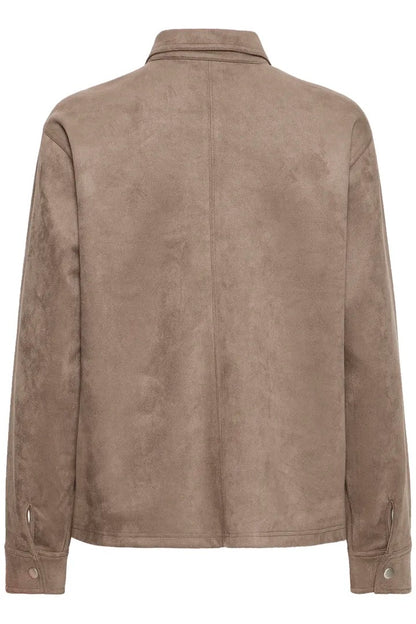 Faux Suede Shirt