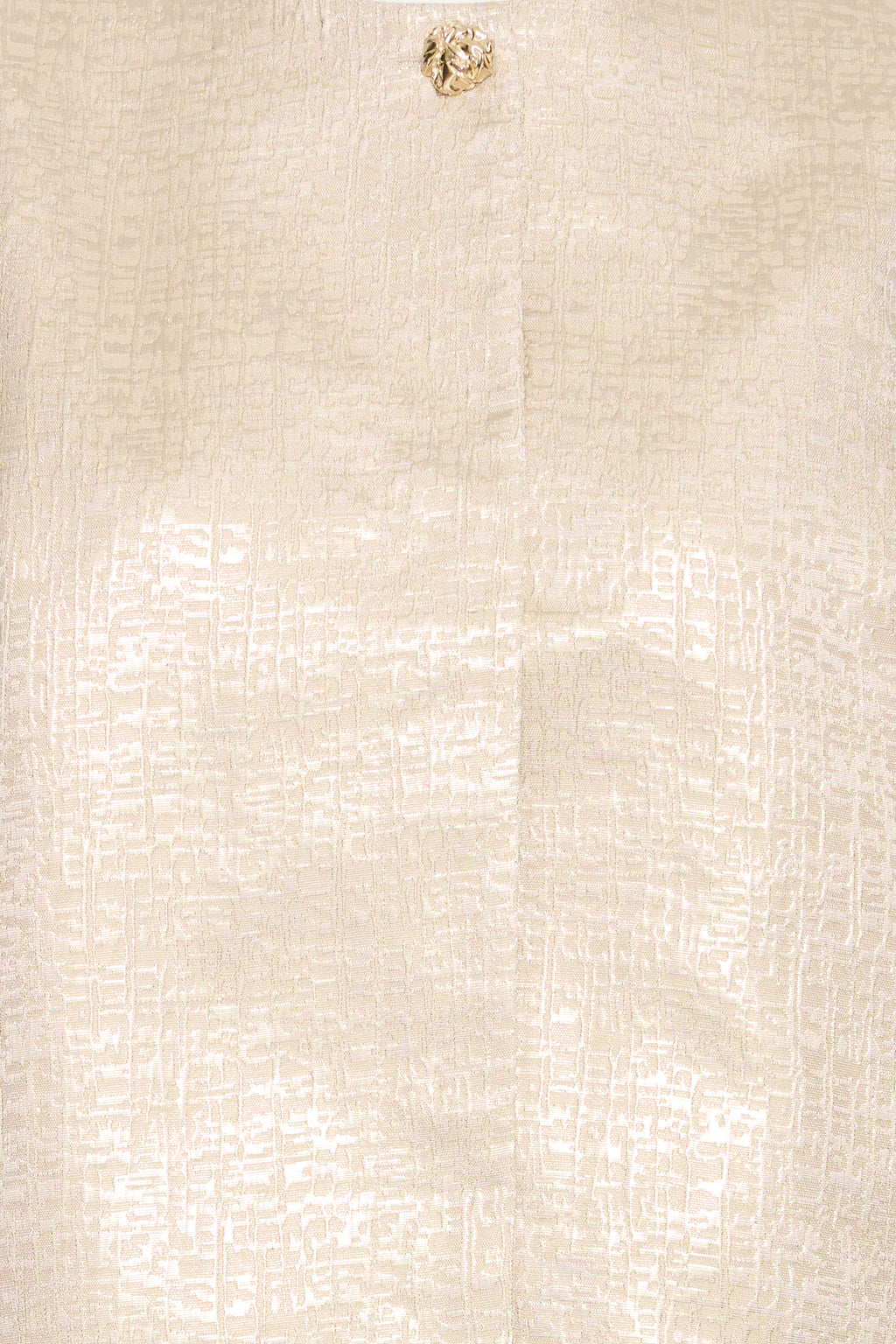 Metallic Puff Sleeve Jacket