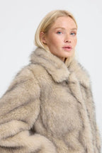 Oatmeal Short Fur Jacket