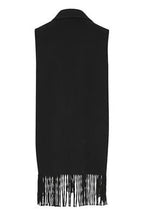 Fringed Sleeveless Jacket