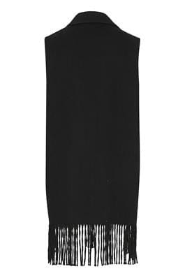 Fringed Sleeveless Jacket