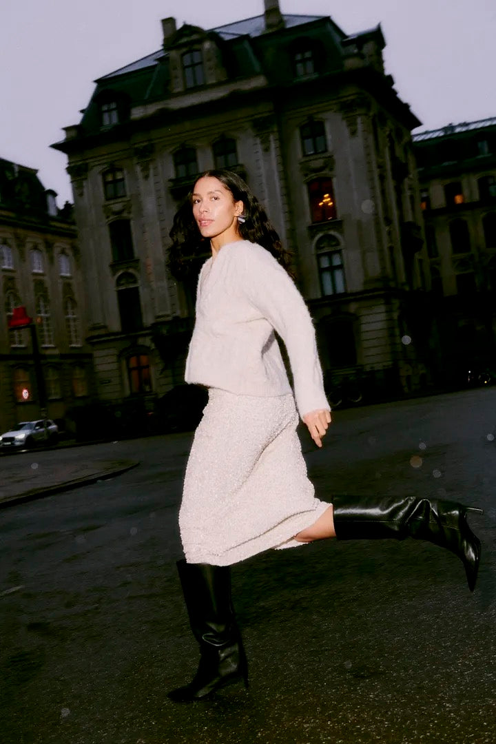 Oatmeal Cable Cardigan