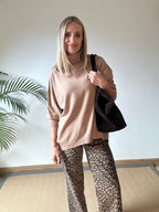 Relaxed Fit Roll Neck Jumper