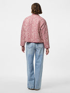 Quilted Jacket - Rose Flower