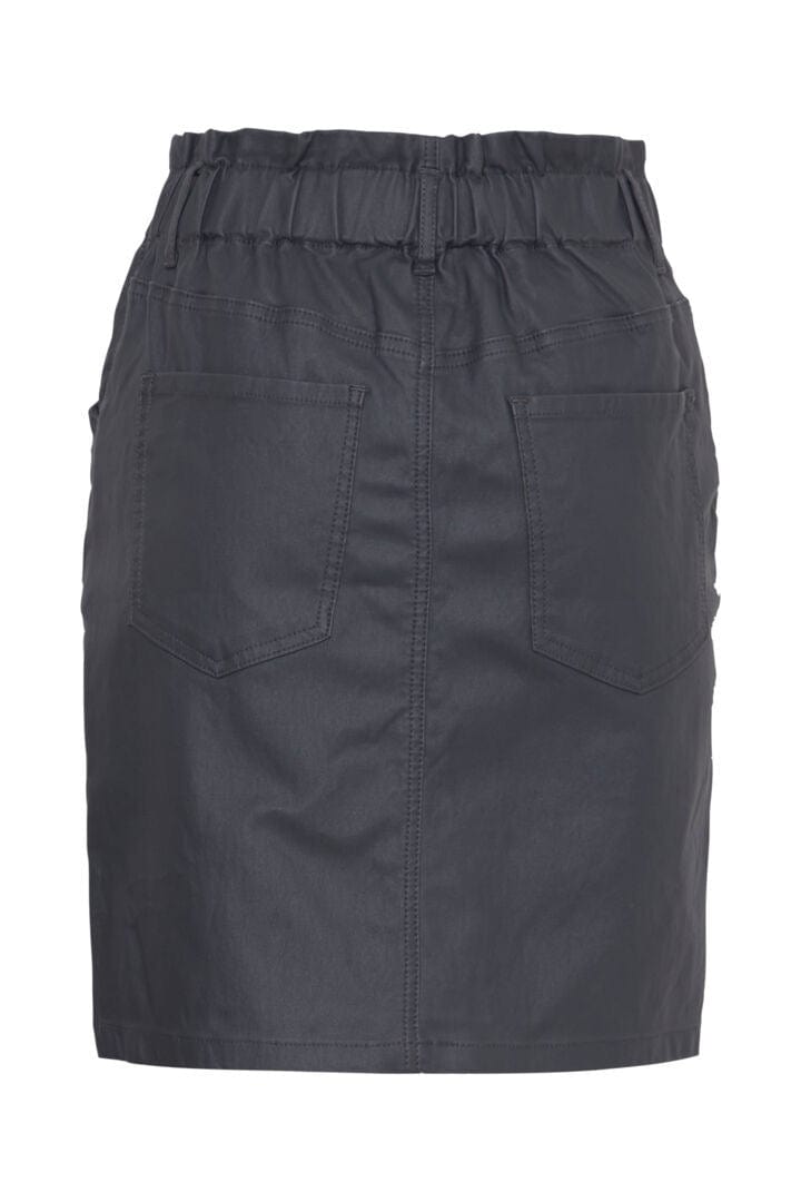 Coated Mini Skirt