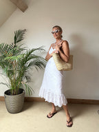 Broderie Anglaise Sundress - White