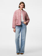 Quilted Jacket - Rose Flower