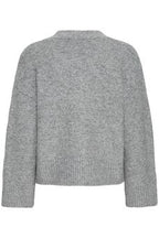 Grey V Neck Cardigan