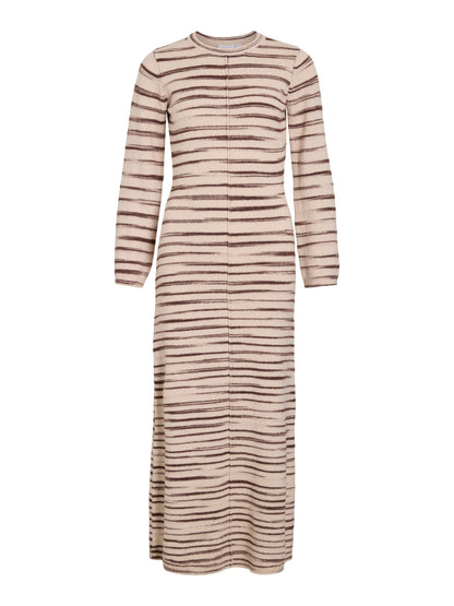 Broken Stripe Ankle Knit Dress