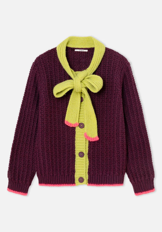 Scarf Cardigan