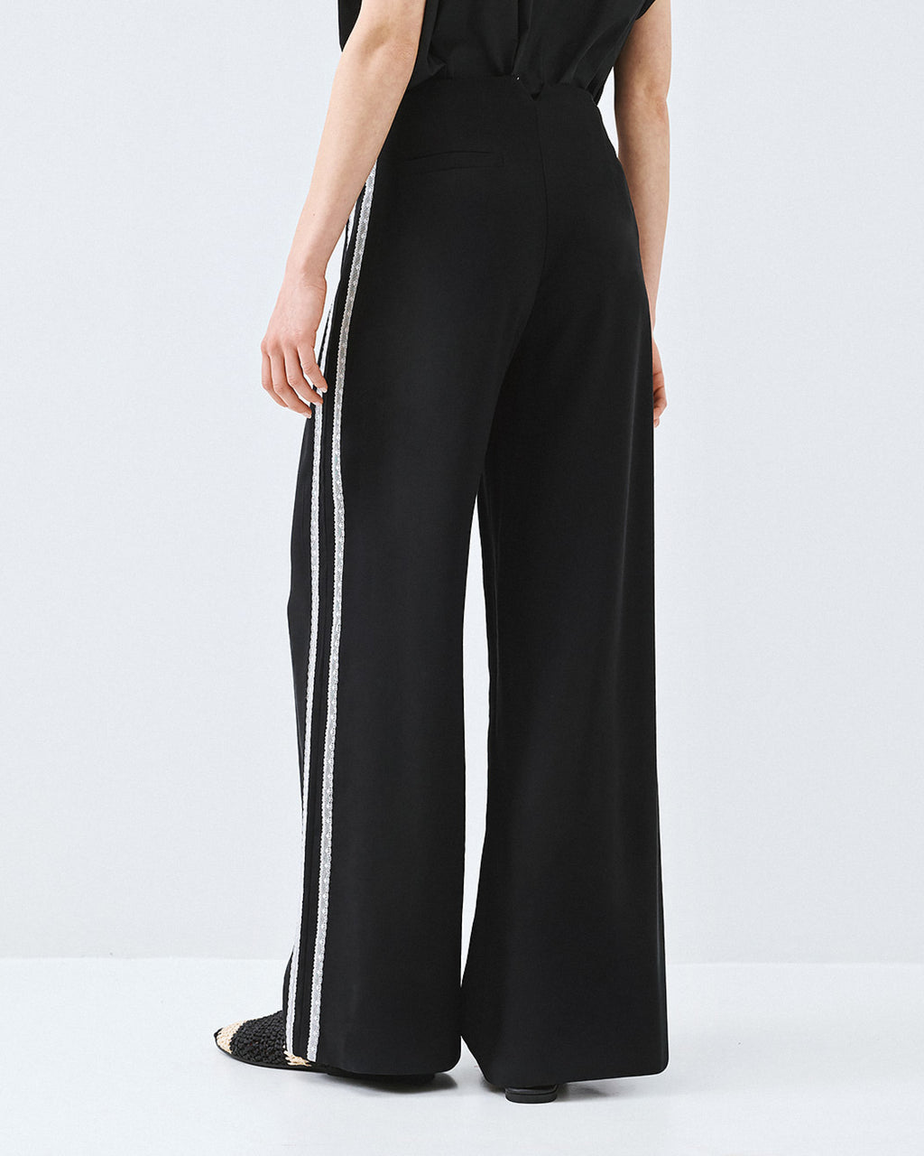 Lace Side Stripe Trousers