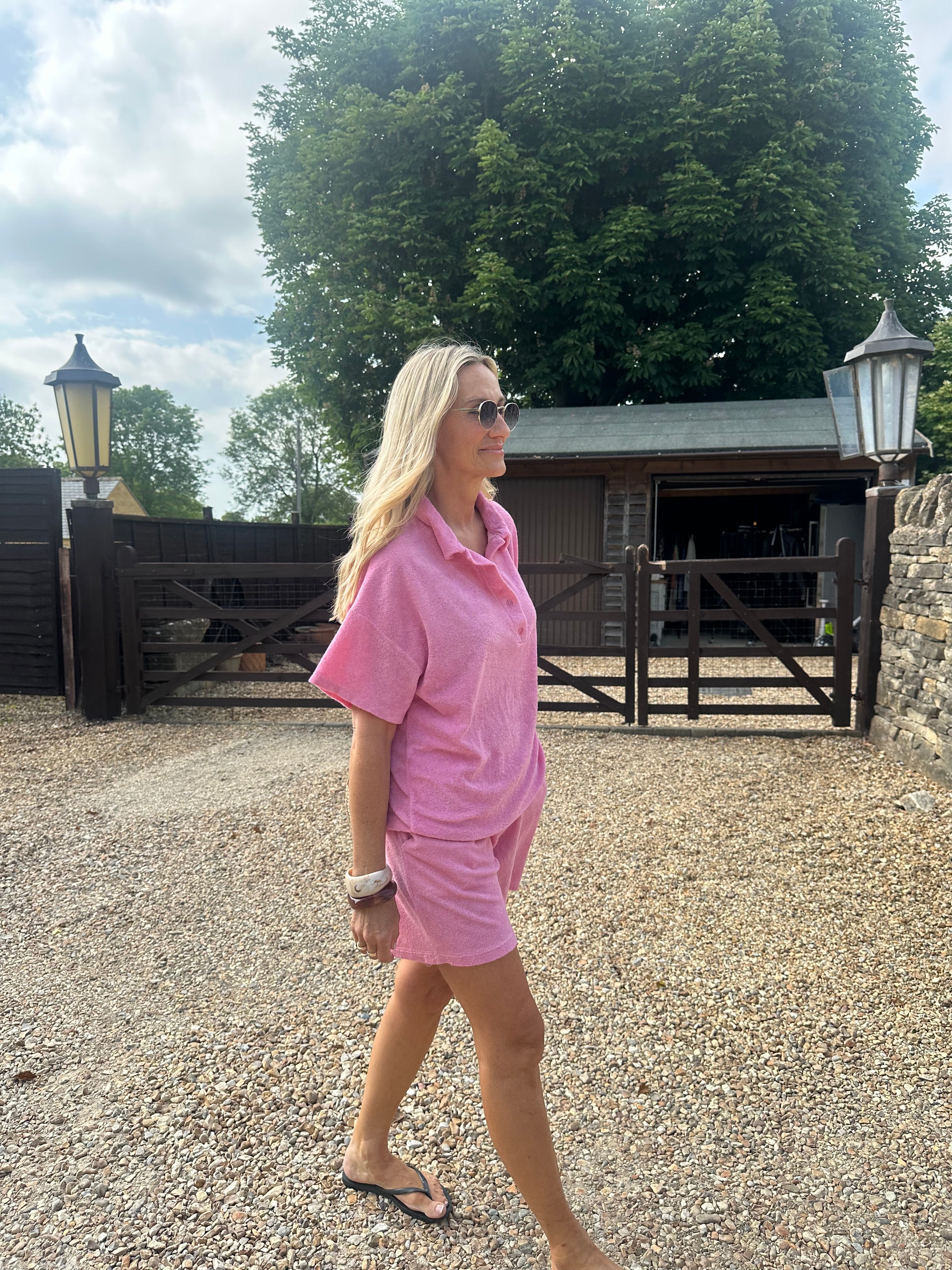 Toweling Short Two Piece