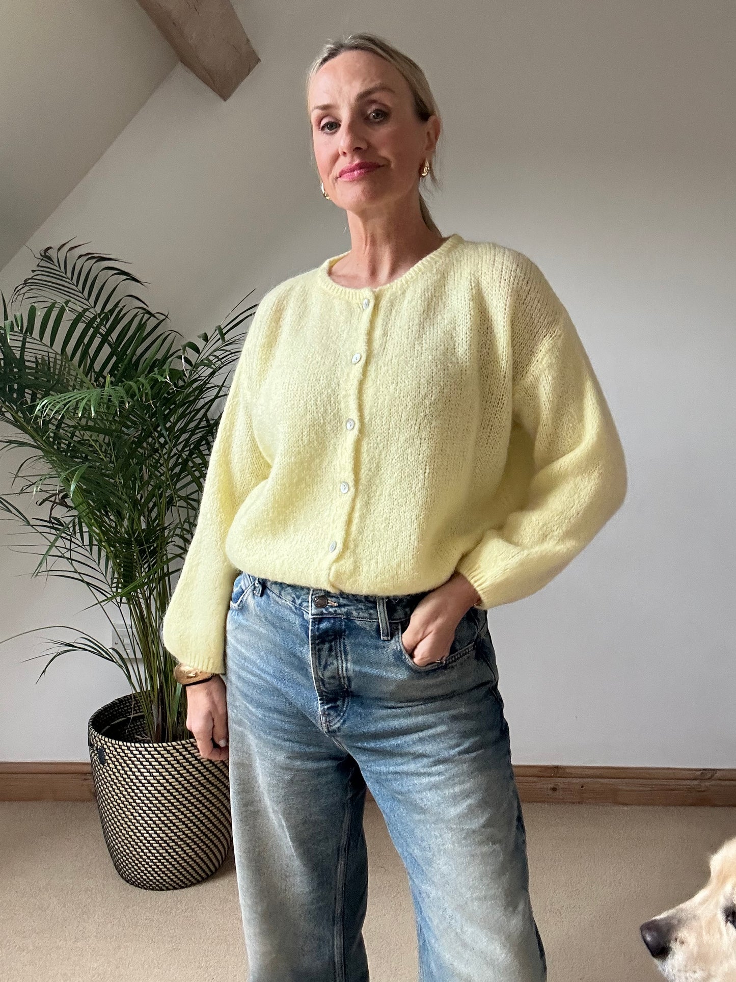 Round Neck Mohair Cardigan PRE ORDER