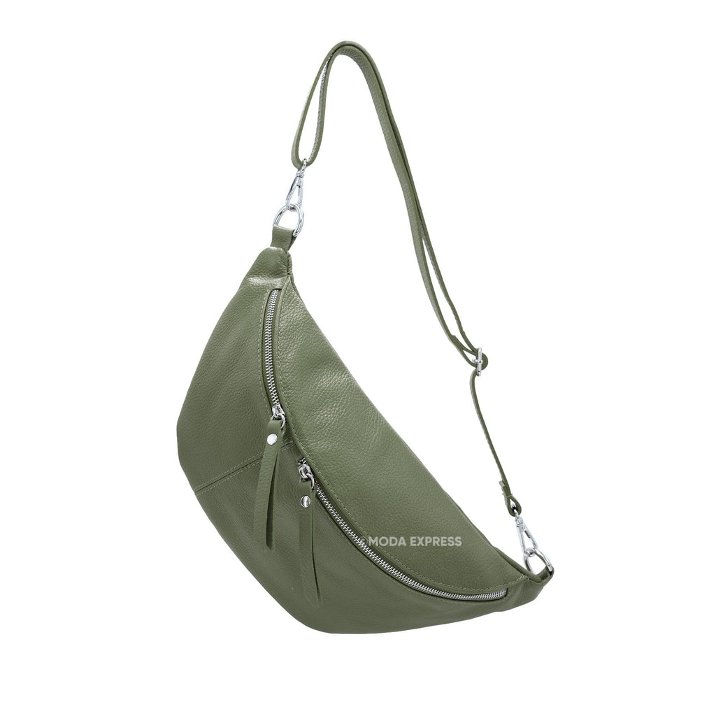 Large Leather Sling Bag