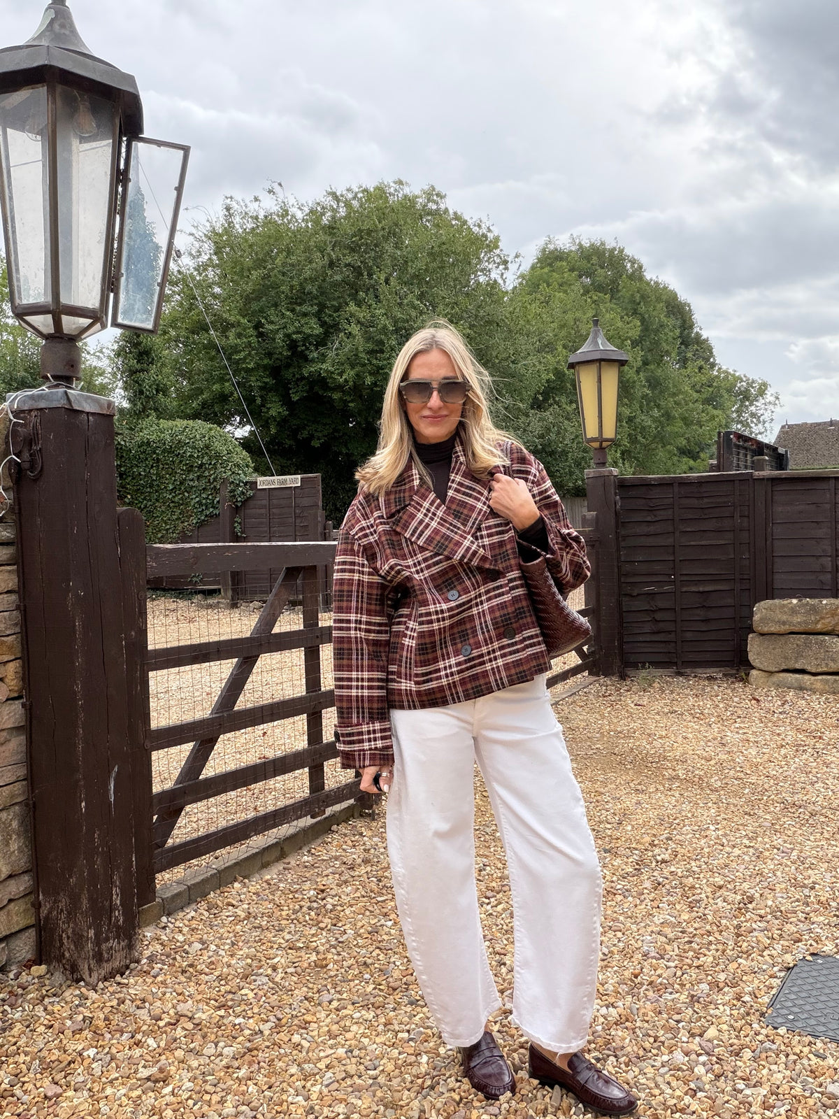 Cherry Check Jacket