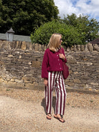 Round Neck Mohair Cardigan