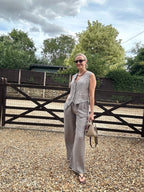 Wide Leg Linen Pants