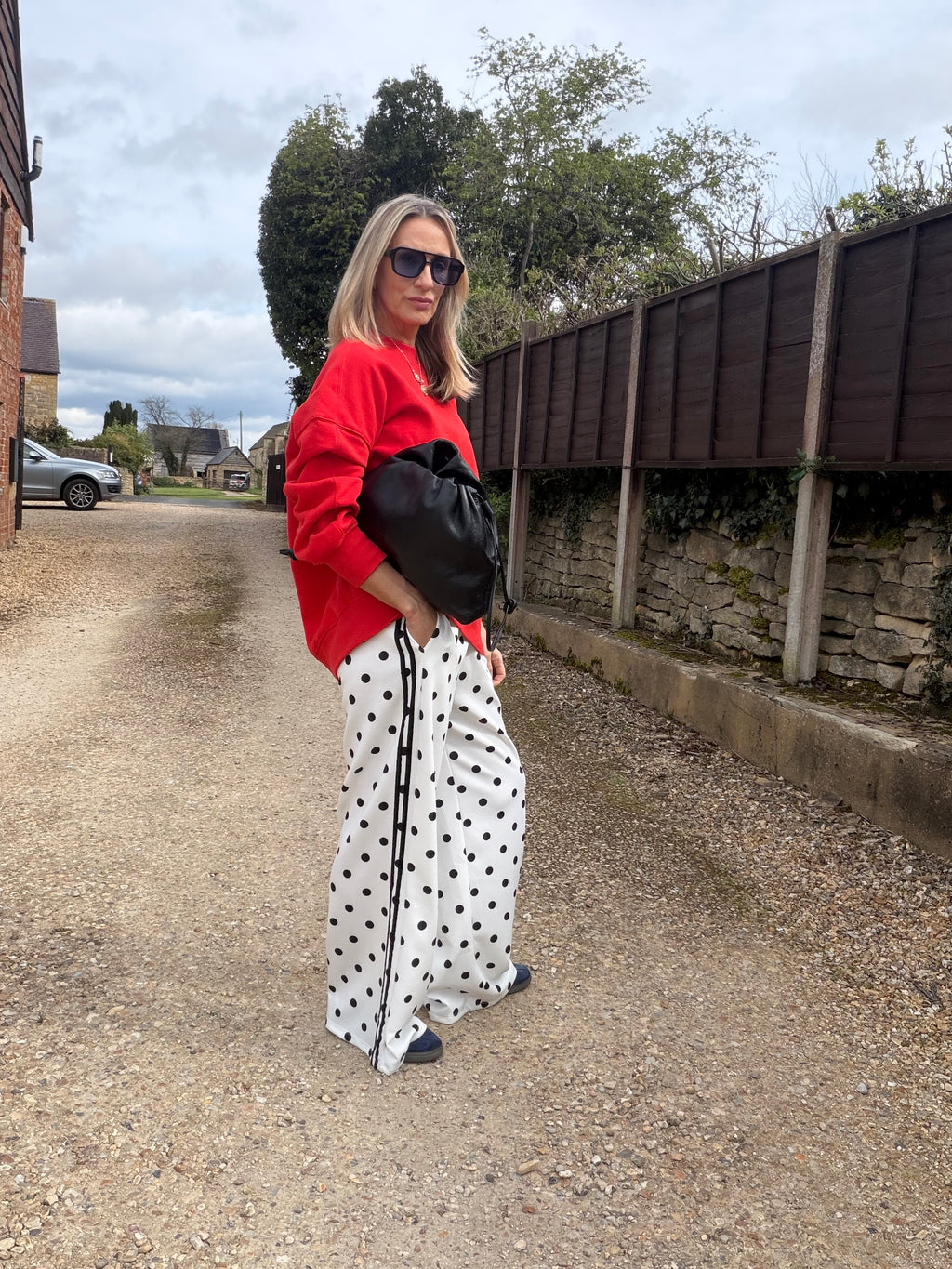 Polka Dot Joggers