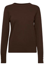 Load image into Gallery viewer, ROUND NECK BASIC KNIT - chocolate
