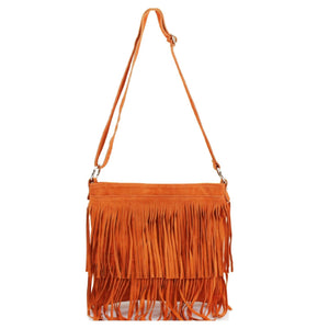Suede Tassel Bag