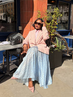 Polka Dot Maxi Skirt