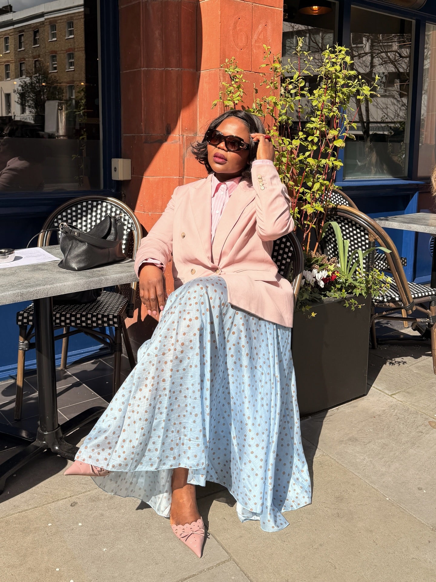 Polka Dot Maxi Skirt
