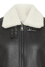 Load image into Gallery viewer, Shearling Waistcoat - Black
