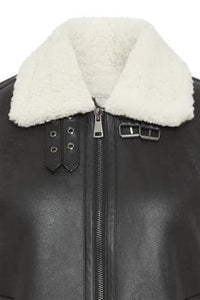 Shearling Waistcoat - Black