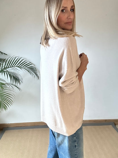 Relaxed Fit Roll Neck Jumper