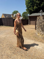 Velour Maxi Dress