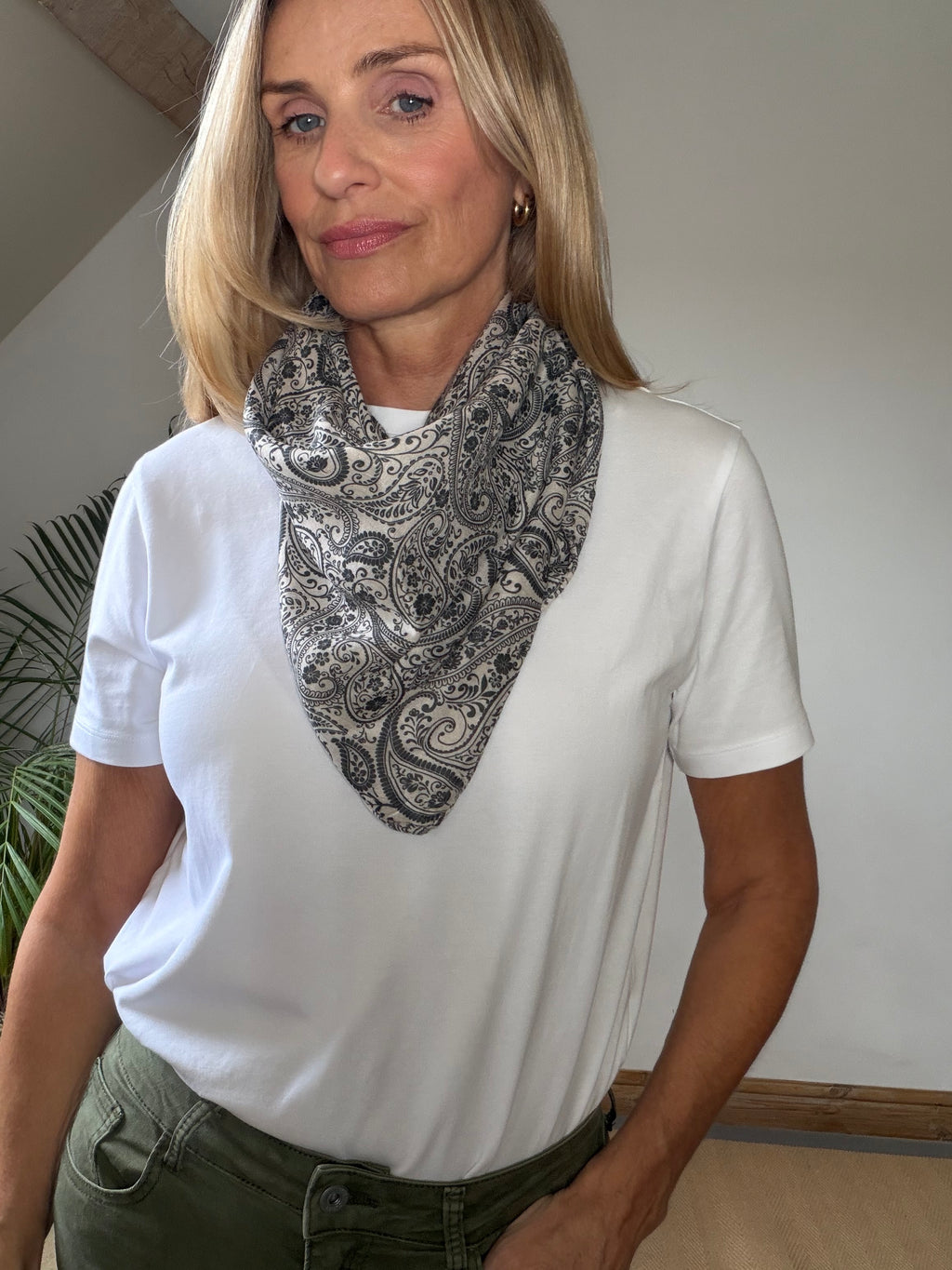 Paisley Triangle Scarf