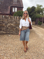 Denim Bermuda Shorts