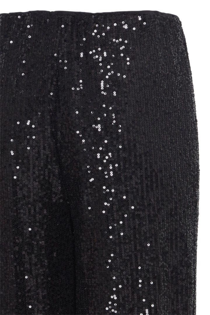 Black Sequin Trousers