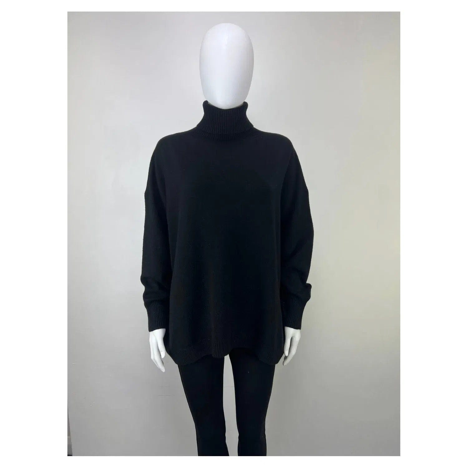 Relaxed Fit Roll Neck Jumper