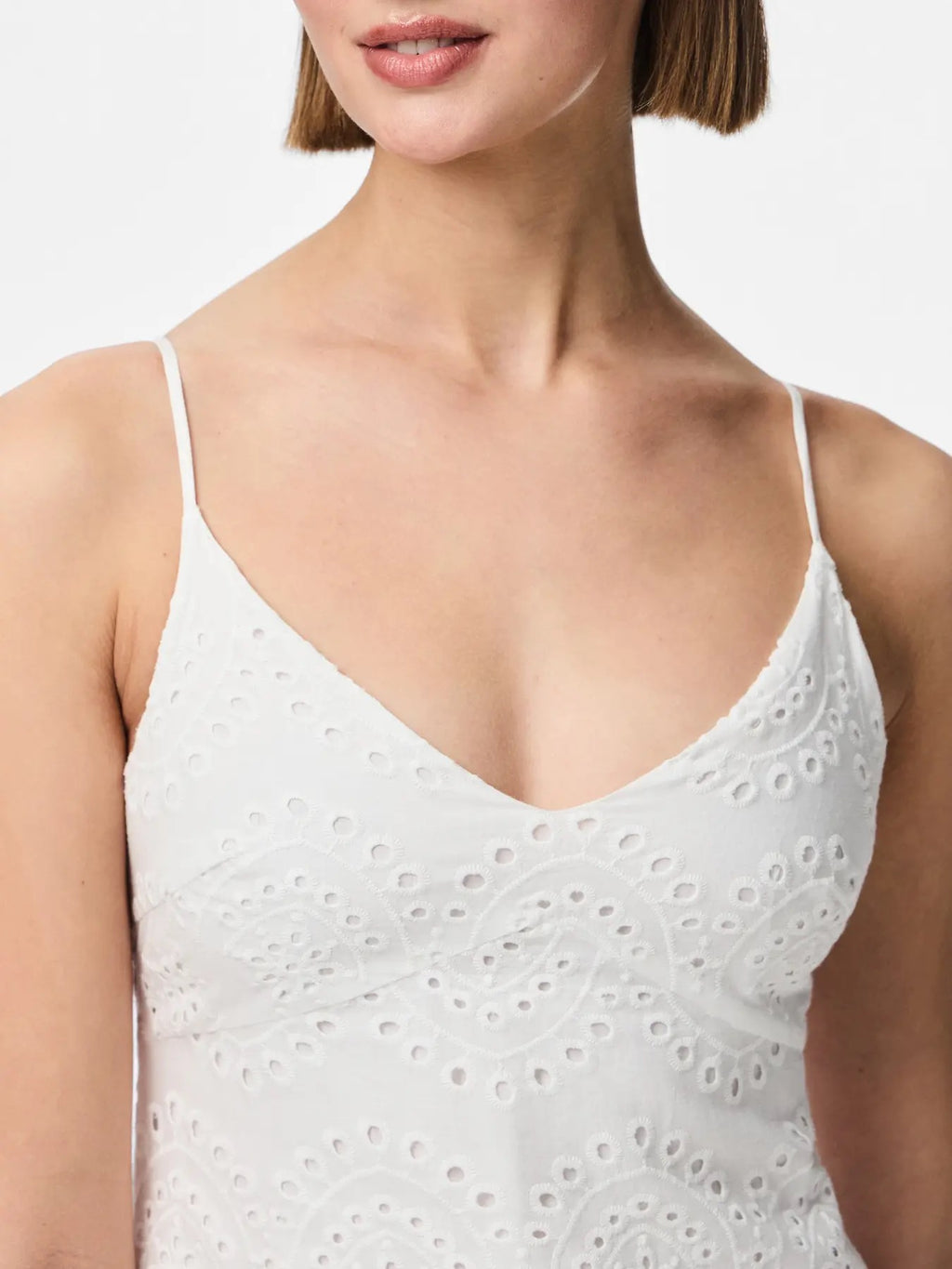 Broderie Anglaise Sundress - White