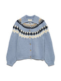 Blue Fairisle Cardigan