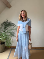 Polka Dot Maxi Skirt