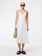 Broderie Anglaise Sundress - White