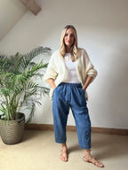 Denim Barrel Style Jogger