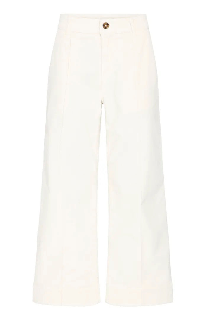 Cropped Winter White Cords
