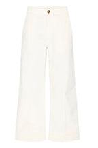 Cropped Winter White Cords
