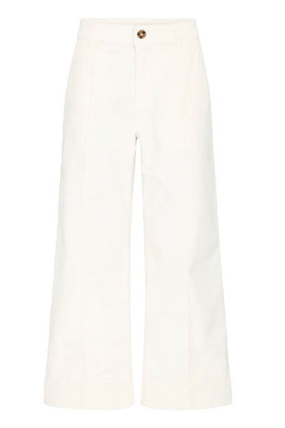 Cropped Winter White Cords