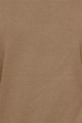 BYPIMBA ROUND NECK BASIC KNIT - toasted coconut