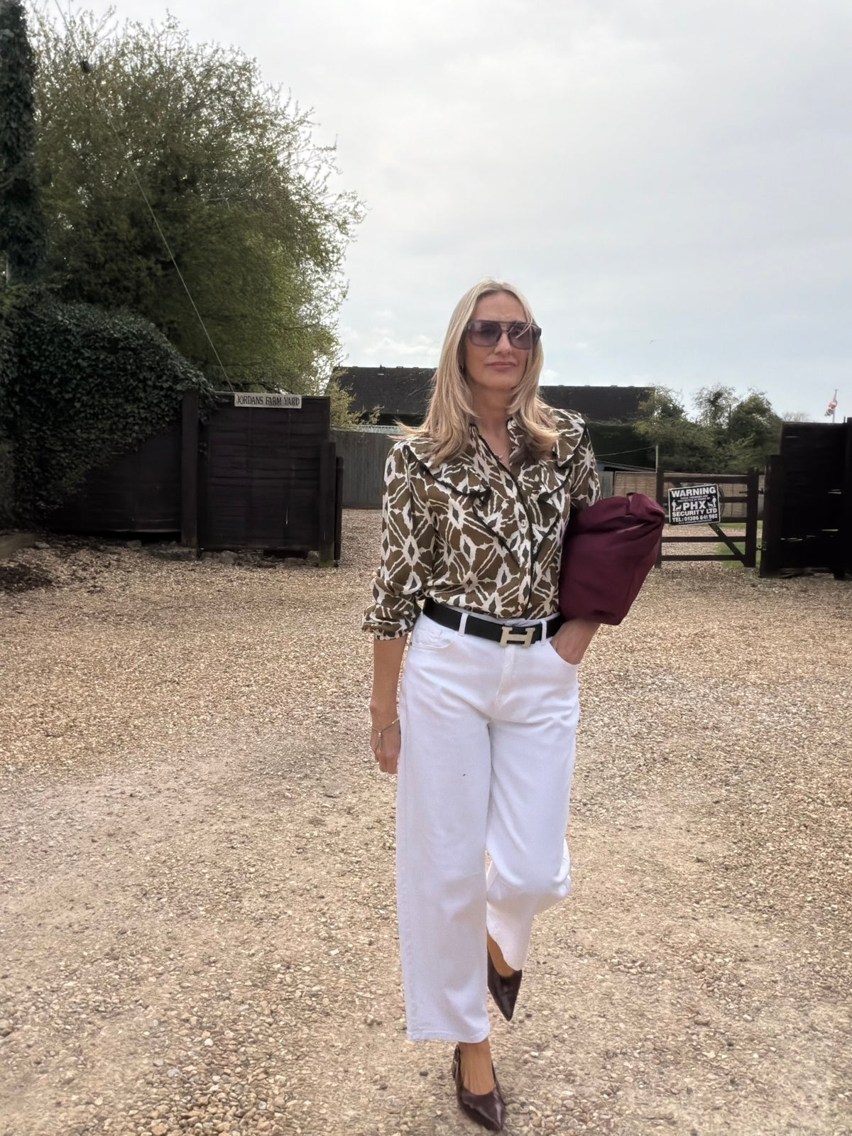 Olive Ikat Shirt