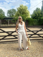 Wide Leg Linen Pants