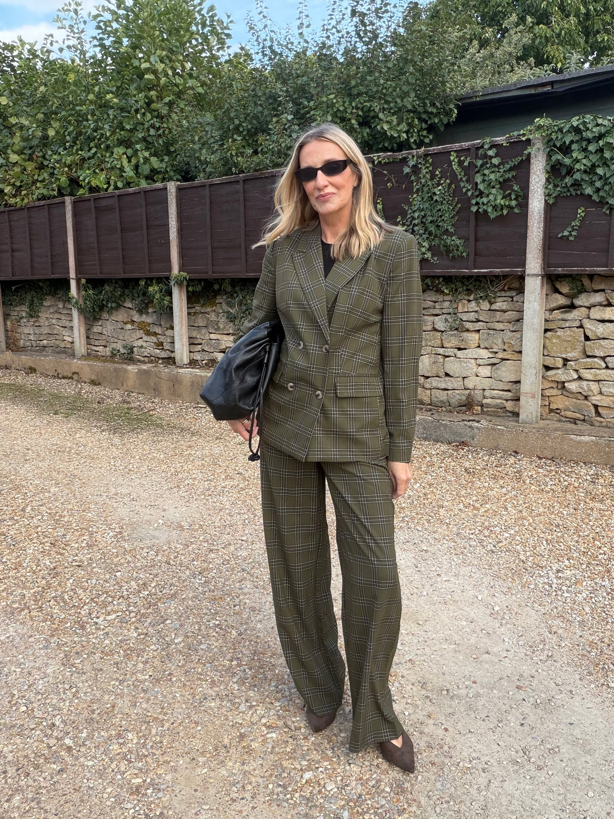 Forest Check suit