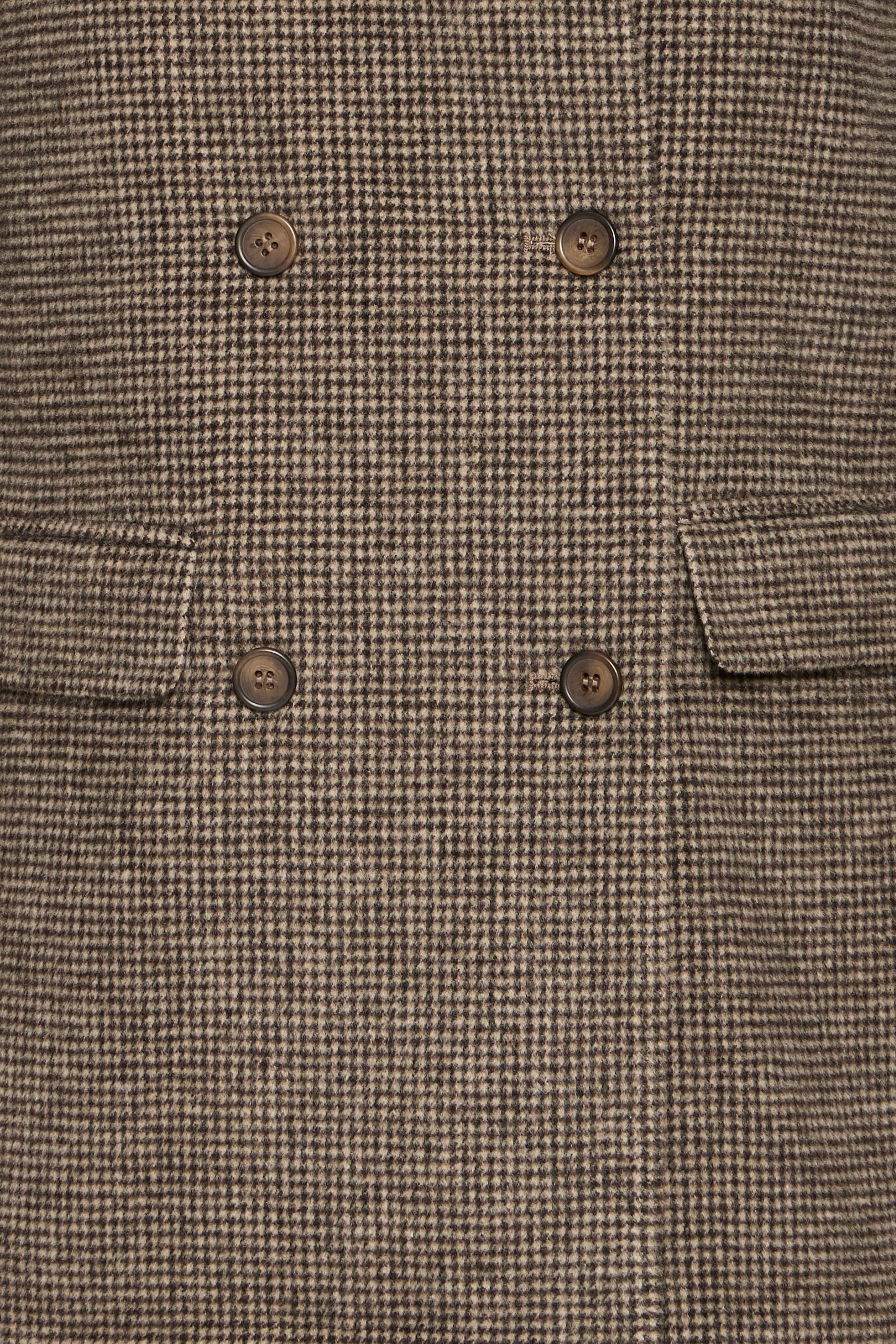 Collarless Tweed Blazer