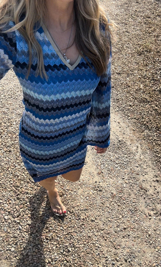 St Tropez Dress - Blue